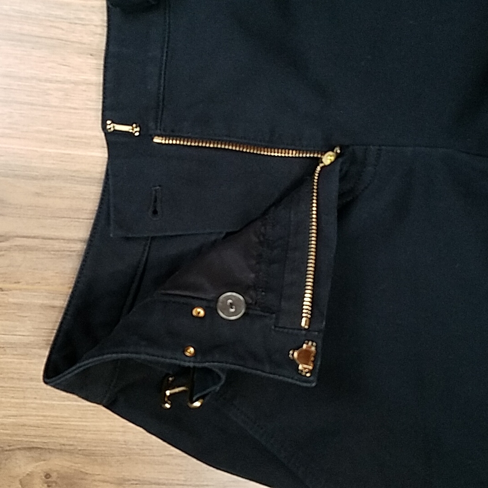 ST JOHN SPORT By Marie Gray Utility Cargo Black Cotton Spandex Pants 4 - Picture 7 of 17